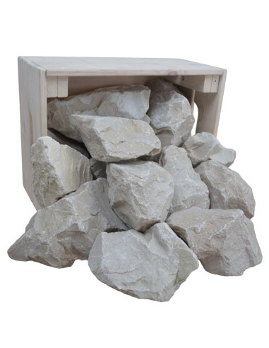 Roches à Gabion Calcaire Beige 80mm/150mm en sac de 20 kg