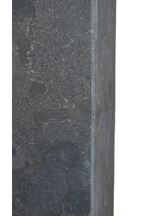 Palissade en Pierre Bleue, Faces Adoucies, 75x12x12 cm Chanfreins 4 mm 2