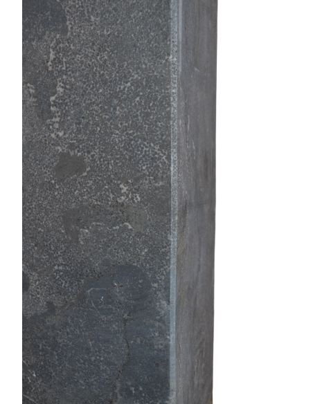 Palissade en Pierre Bleue, Faces Adoucies, 75x12x12 cm Chanfreins 4 mm