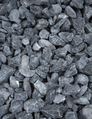 Concassé de Calcaire Noir 10/20mm - Sac de 20 kilos