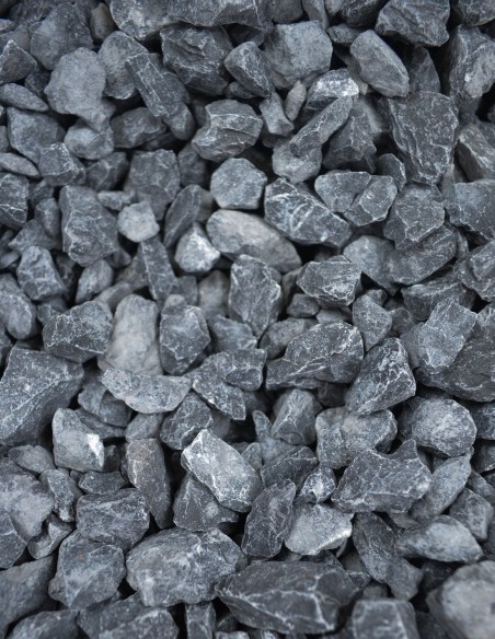 Concassé de Calcaire Noir 10/20mm - Sac de 20 kilos