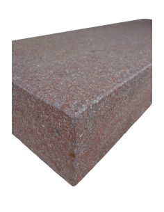 Marche-bloc en granit porphyre flammé, angles chanfreinés 75x35x15 cm 2