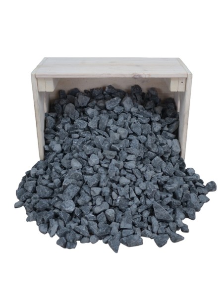 Concassé de Calcaire Noir 10/20mm - Sac de 20 kilos