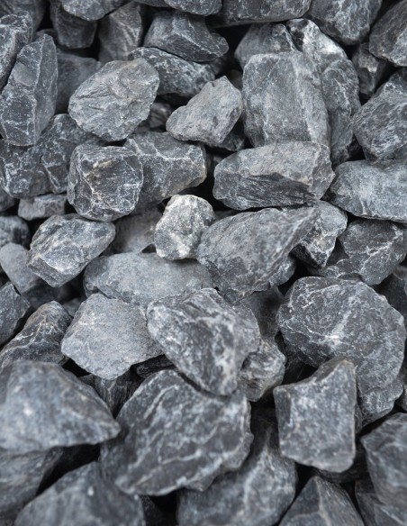 Concassé de Calcaire Noir 20/40mm - Sac de 20 kilos