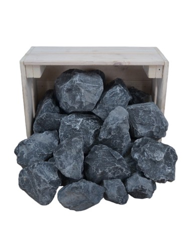 Concassé de Calcaire Noir 40/80mm - Sac de 20 kilos