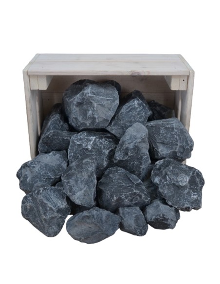 Concassé de Calcaire Noir 40/80mm - Sac de 20 kilos